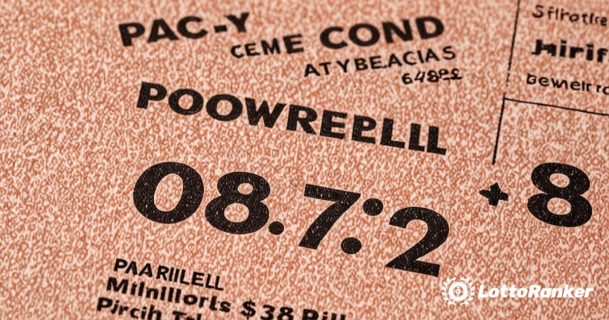 Numeri vincenti del Powerball per l'estrazione del 17 aprile con jackpot da 78 milioni di dollari in palio